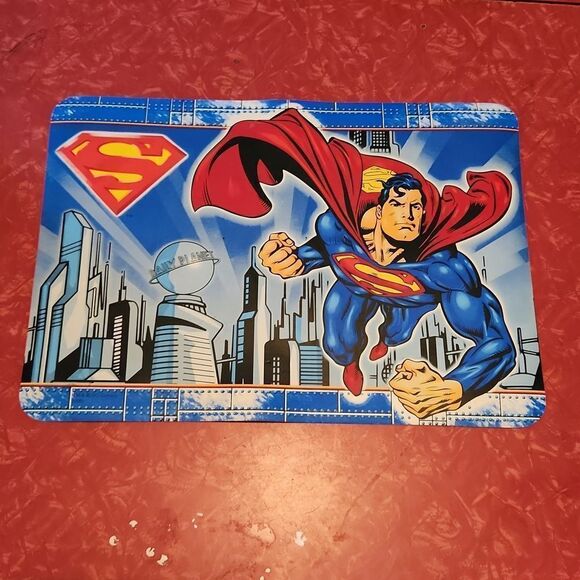 Superman DC Comics Vinyl Placemat Place mat - Picture 1 of 5